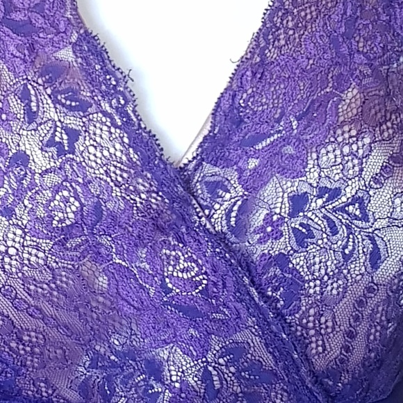 IZIDRESS Lace Purple Cocktail Dress - Picture 5 of 8